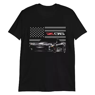 Black Corvette C6 Z06 Vette Driver Car Club Custom T-Shirt • $26.95