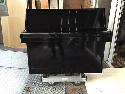 Small Black Gloss British Renewed Upright Piano Delivered Guaranteed .. • £1595