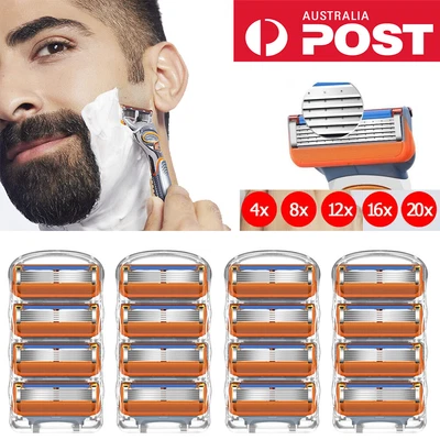 $9.69 • Buy Up To 20x Replacement Blades For Gillette Fusion Razor Shaver Trimmer Shaving