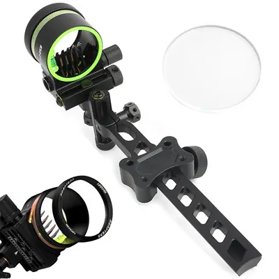 Compound Bow Sight 5 Pin Archery 4X 6X 8X Lens 0.019  Micro Adjustable Hunting • $75.19