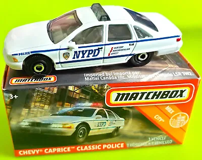 2020 Matchbox City Power Grabs #7/100 - 1994 Chevy Caprice Classic Police Nypd • $7