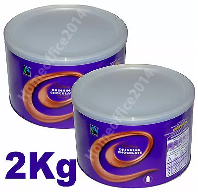 2 X 1Kg Cadbury Hot Chocolate Drinking Choc 2kg • £17.85