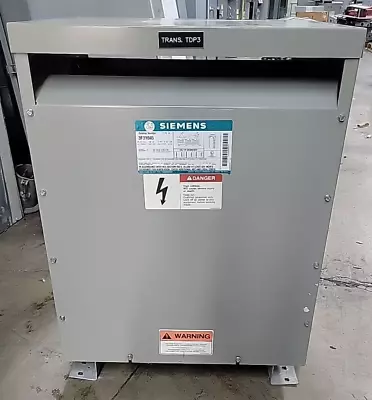 45KVA Siemens 3F3Y045 Dry Type Transformer 3 Phase 480 Volt 208Y/120 Volt 60Hz • $989.99