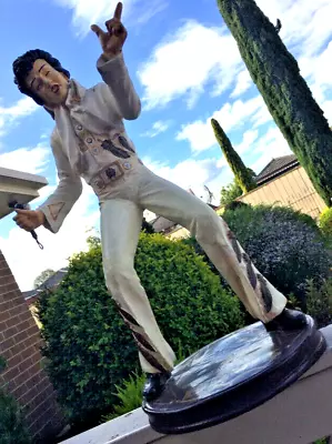 Rare Elvis Presley Large Vintage Figurine Statue Special Figure 21 Inches High. • $165