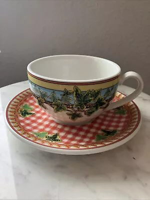 Versace Casual- Ivy Leaves Passion - Jumbo Cup With Saucer PreOwned • $39