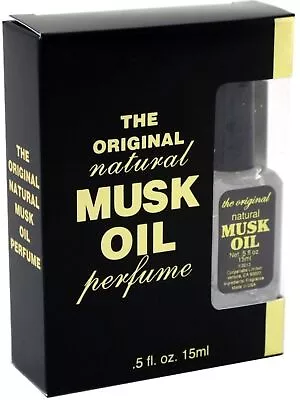 Musk Oil Perfume The Original Natural With Light And Clean Fragrance 0.5 Ounce • $21.87