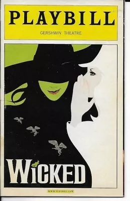  Wicked    Playbill   Megan Hilty & Shoshana Bean   2005   Ben Vereen • $19.99