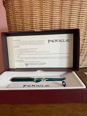 Beautiful Visconti Gold/ Teal Pericle Pen  • $140