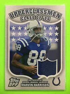 Marvin Harrison 2006 Topps DPP Upperclassmen Jersey Card Indianapolis Colts • $7.99