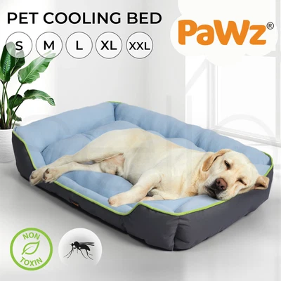 $26.99 • Buy PaWz Pet Cooling Bed Dog Non-toxic Sofa  Bolster Insect Prevention Washable