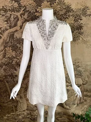 Vintage Malcolm Starr 1960s Malcolm Starr Embellished Mini Dress • $298