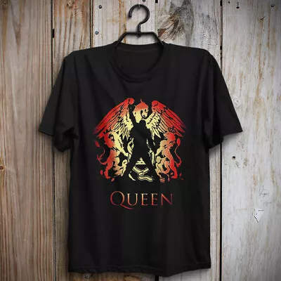 Retro Freddie Mercury From Queen Band T-Shirt Roger Taylor Brian May John Deacon • $17.95