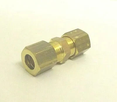 Brass Equal Compression Connectors Metric Range Compression Straight Conns • £4.49