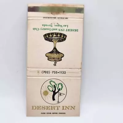 Vintage Matchbook Desert Inn & Country Club Las Vegas Nevada Gold Cup Match Memo • $6.36