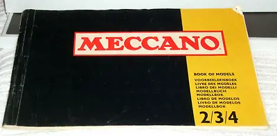 £5.75 • Buy Meccano (rare)  ** Set No: 2/3/4 - Book Of Models ** Used - 1973 -  Cat: 162163