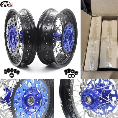 Second-hand 3.5*16.5  & 5.0*17  Motard Wheels Fit Yamaha YZ125/250 YZ250F/450F • $719