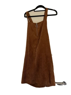 $25 • Buy Brown Corduroy Dungaree Size 14