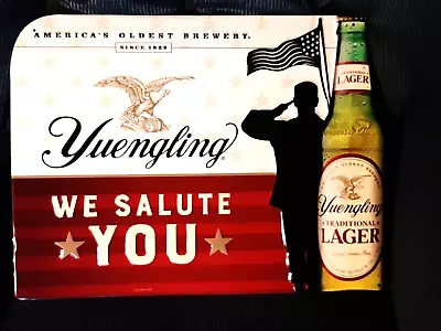$50 • Buy Yuengling Military And Logo Bar Sign..free Shipping
