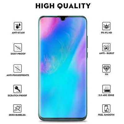 £1.99 • Buy Tempered Glass Screen Protector For Huawei PSmart 2019 P20 P30 P40 Lite Pro