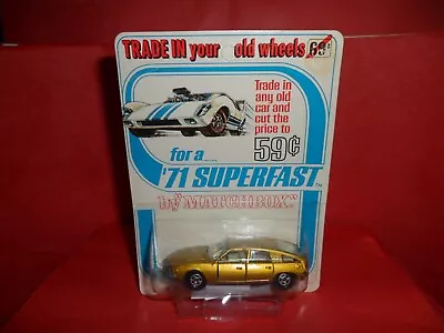 HTF Matchbox Sup/fast #56-Pininfarina In Rare Sealed U.S. Trade In Blister1971. • $53.40