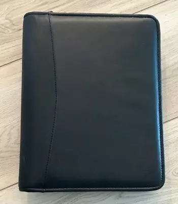 FranklinCovey 7 Ring FULL GRAIN NAPPA LEATHER PLANNER BINDER W/ Zipper  • $50