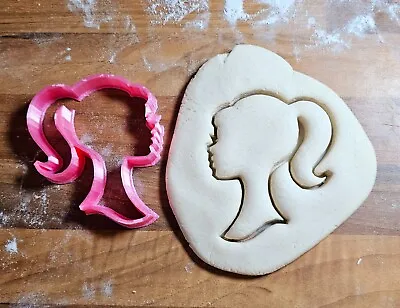 3D Printed Barbie Silhouette Shaped Cookie Cutter / Fondant Cutter / Play Dough • £4.99