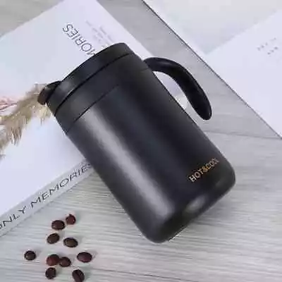 Stainless Steel Thermo Mug Tea Coffee Thermal Cup Office Travel Mug Insulated • £7.99