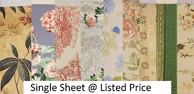 £9.78 • Buy Vtg Mid Century 1950s Partial Wallpaper Sheets ~ See Pics For Variations ~ #1
