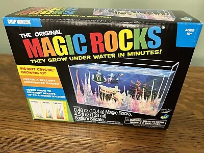 The Original Magic Rocks. Crystal Growing Kit. Ship Wreck Scene. Scuba Divers • $8.50