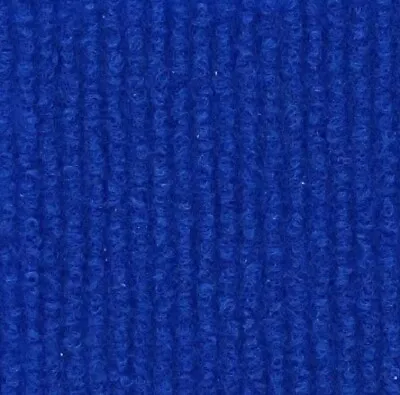 £47.40 • Buy CORD Royal Blue | Quality Ribbed Carpet Recyclable Ideal Temporary Flooring