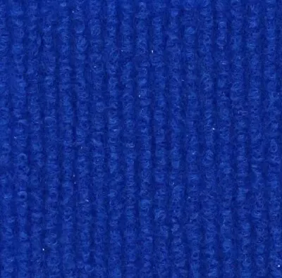 CORD Royal Blue | Quality Ribbed Carpet Recyclable Ideal Temporary Flooring • £99.09