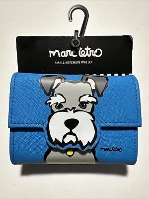 Marc Tetro Small Keychain Wallet-schnauzer Blue Wallet. New • $17.98