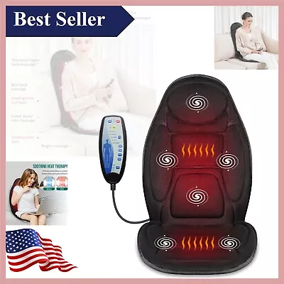 Soothing Vibration Massage Seat Cushion With Heat Therapy - Home And Office Use • $113.95