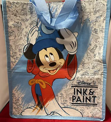 Disney Parks Ink & Paint Sorcerer Mickey Mouse Reusable Tote Bag  • $15