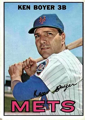 1967 Topps Ken Boyer #105 - New York Mets • $3