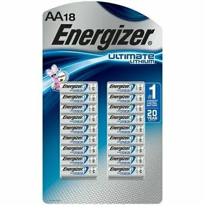 Energizer Ultimate Lithium 18 AA Single Use Batteries • $28.86