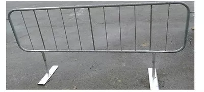 £9311.66 • Buy Safety Barrier Crowd Control Temporary Fence 110x200cm Flat Feet Pedestrian  