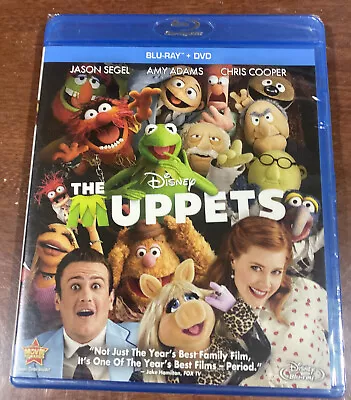 The Muppets Blu-ray & DVD 2-Disc Set Disney Movie Jason Segel Amy Adams 2011 NEW • $6.65