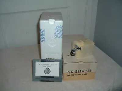 Franklin Mint B11wc33 1:24 Harley 1977 Low Rider New With Box Coa • $54.99