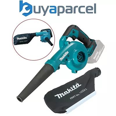 Makita DUB185Z 18v LXT Cordless Blower Vacuum + Leaf Dust Collection Bag - Bare • £84.54