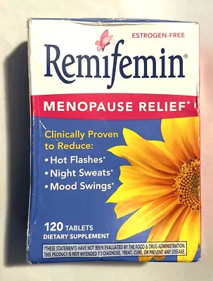 Remifemin Menopause Relief Supplement 120 Tablets Exp 5/25 New Ship Free • $49.45