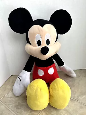 EUC Large 24  Disney Mickey Mouse Stuffed Animal Plush Clean Soft Smoke/Pet Free • $17.95