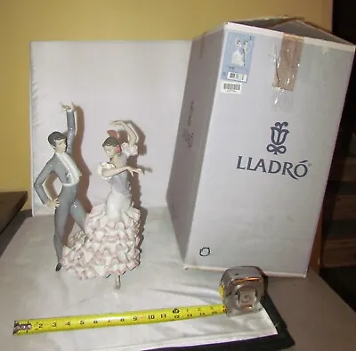 $999.99 • Buy FIERY LLADRO #6387   PASSIONATE DANCE   FLAMENCO COUPLE-EXCELLENT/MINT W/ O.BOX