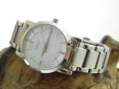 £25 • Buy DKNY Soho Ladies 28mm Mother Of Pearl Dial Designer Bracelet Watch NY-4519