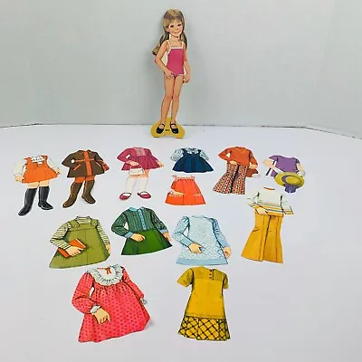 Milton Bradley Co Magnetic Magic Mary Paper Doll Set VTG 1971 13 Outfits Rare • $14.99