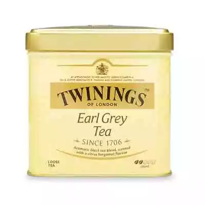 2xTwinings Earl Grey Loose Tea Caddy 100g Loose Free Shipping World Wide • $69.74