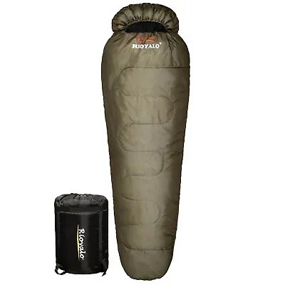 0 Degree Cold Weather Winter Sleeping Bags For Adults Big & Tall - Mummy W. Sack • $59.99