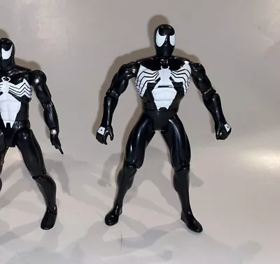 1994 Toybiz SPIDER-MAN TAS WAVE 4 BLACK SUIT SPIDER-MAN LOOSE FIGURE ONLY • $14.99