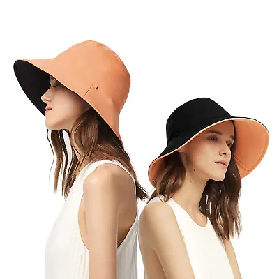 Reversible Bucket Hat For Women Wide Brim UPF 50 Sun Hats For Summer/Spring • $29.99