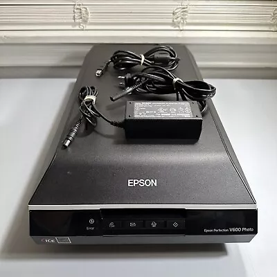 Epson Perfection V600 Document Photo Scanner W/ Power Supply & USB Cable TESTED • $219.99